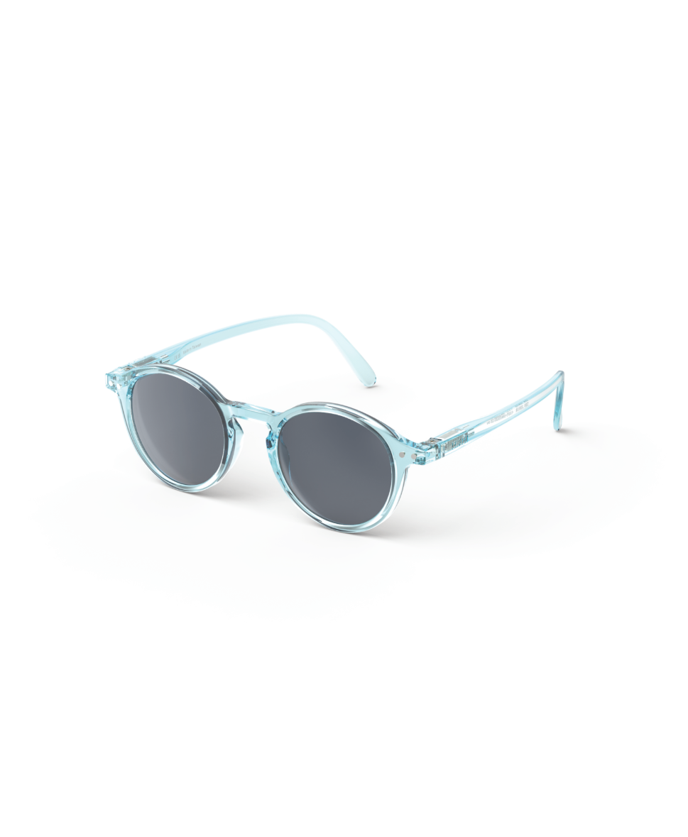 Izipizi Sun Junior sunglasses shape D in Turquoise Stone with round frame