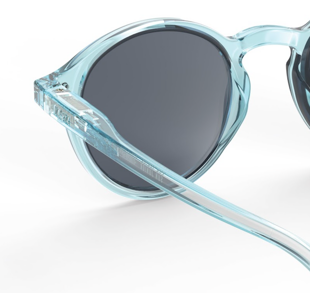 Izipizi Sun Junior sunglasses shape D in Turquoise Stone with round frame