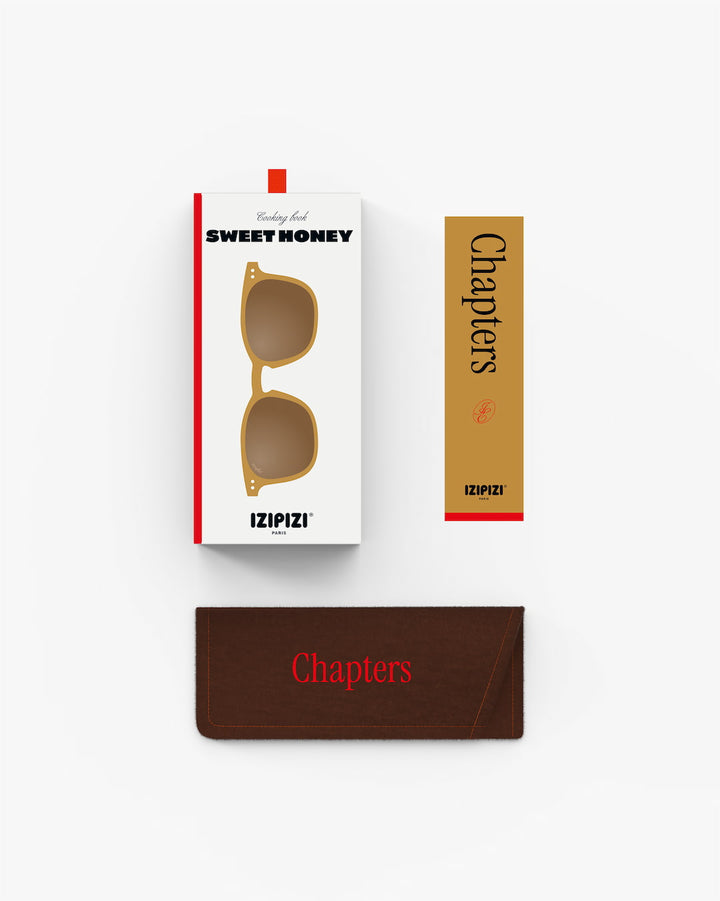 Sun Junior Shape #E The Trapeze - Sweet Honey - نظارات