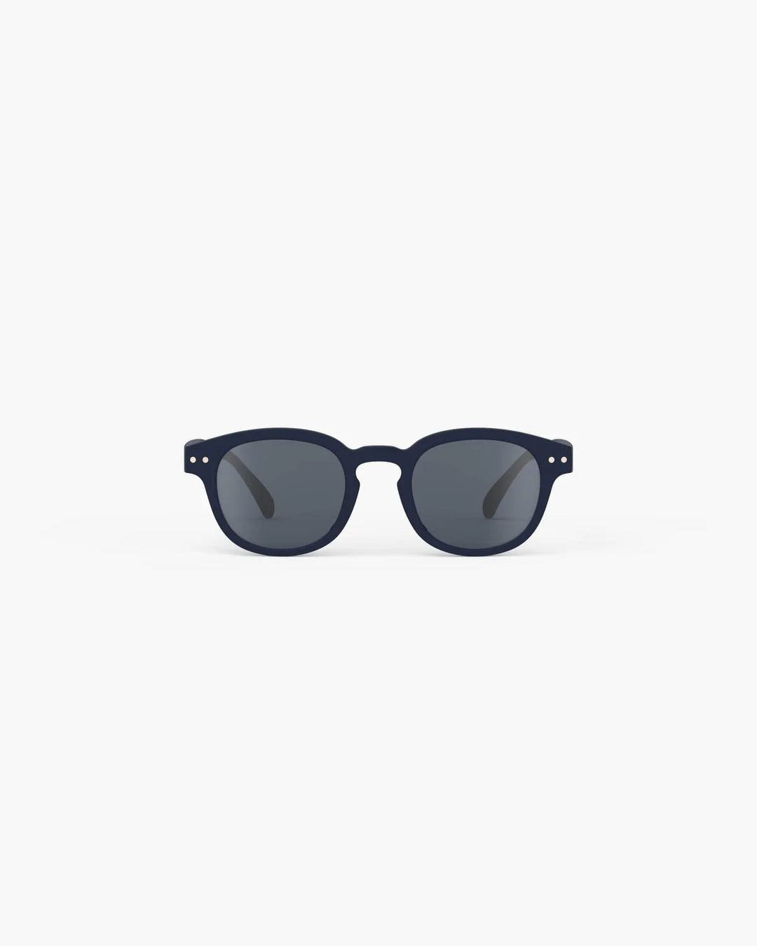 IZIPIZI CHILD #C Navy Blue polarized kids sunglasses with soft-touch navy frame, grey-green lenses and 100% UV protection