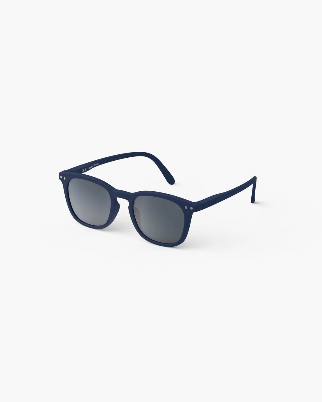 IZIPIZI CHILD #E Navy Blue polarized kids sunglasses with opaque rectangular frame and Soft Touch finish