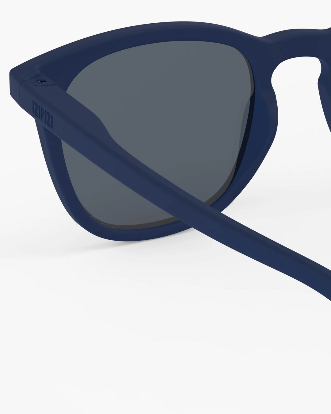 IZIPIZI CHILD #E Navy Blue polarized kids sunglasses with opaque rectangular frame and Soft Touch finish
