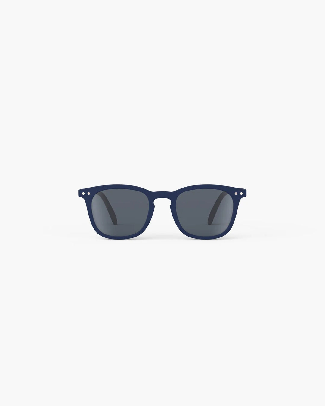 IZIPIZI CHILD #E Navy Blue polarized kids sunglasses with opaque rectangular frame and Soft Touch finish