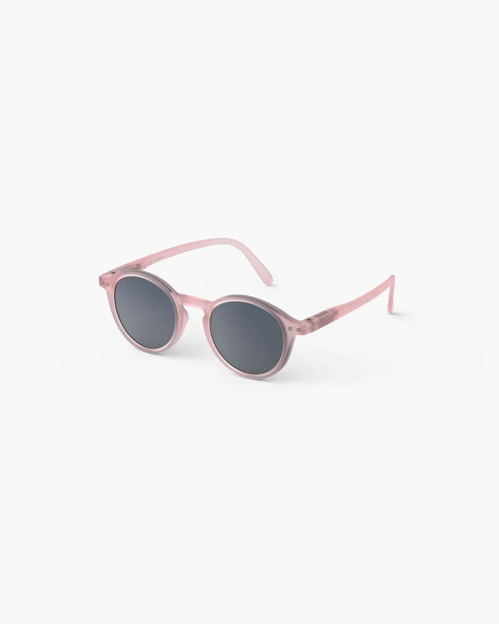 IZIPIZI CHILD #D Pink polarized kids sunglasses with pale pink Soft Touch pantos frame and grey-green polarized lenses