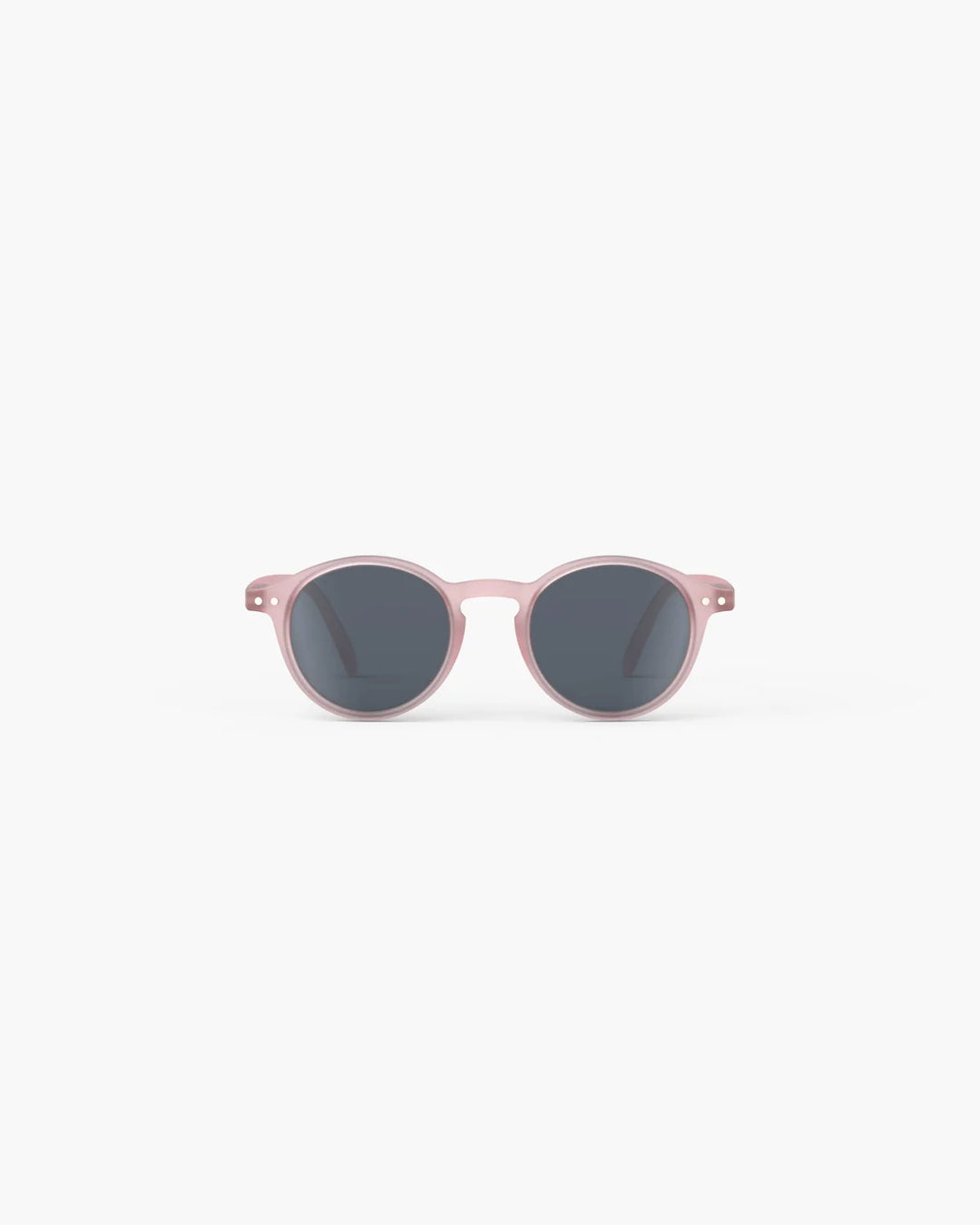 IZIPIZI CHILD #D Pink polarized kids sunglasses with pale pink Soft Touch pantos frame and grey-green polarized lenses