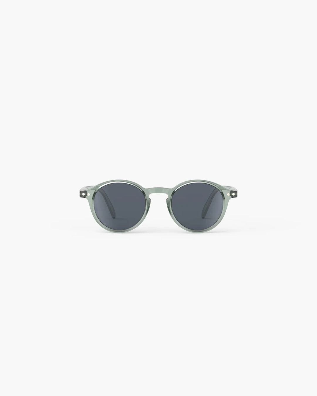 IZIPIZI CHILD #D Station Seat polarized kids sunglasses with glossy pale green frame and grey-green polarized lenses