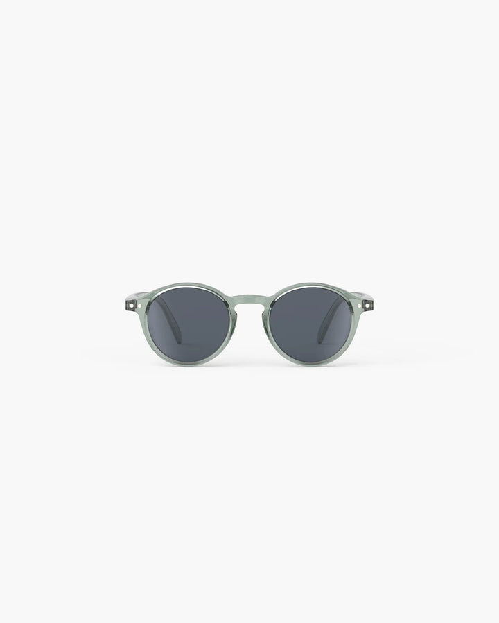 IZIPIZI CHILD #D Station Seat polarized kids sunglasses with glossy pale green frame and grey-green polarized lenses