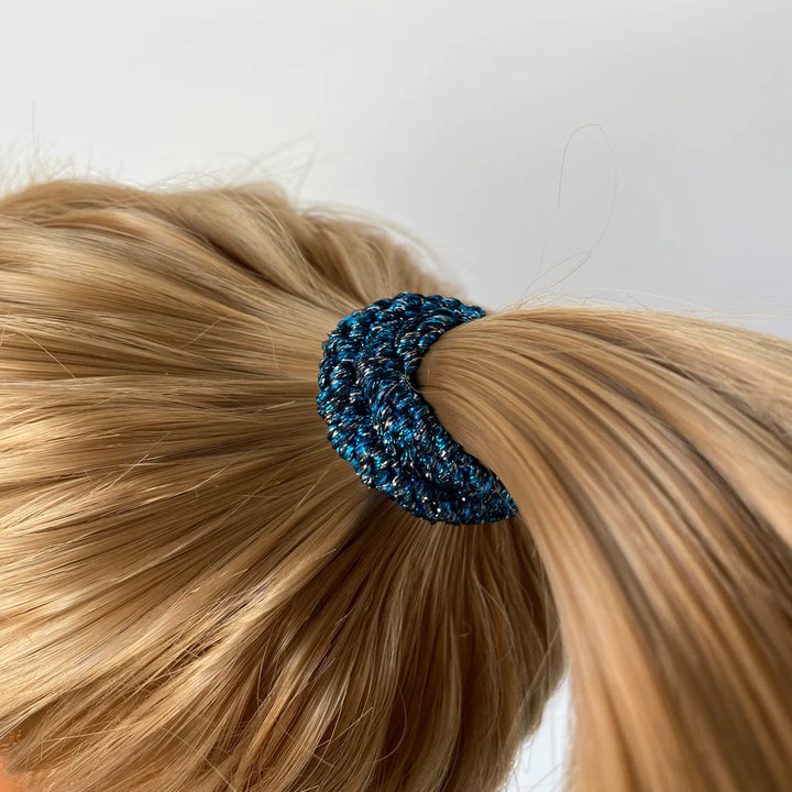 Hair Ties Electric Blue Multi Color - المرن