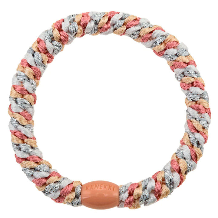 Hair Ties Mix Faded Rose Silver - المرن