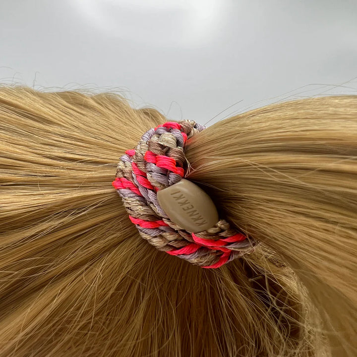 Hair Ties Nougat Neon Pink - المرن