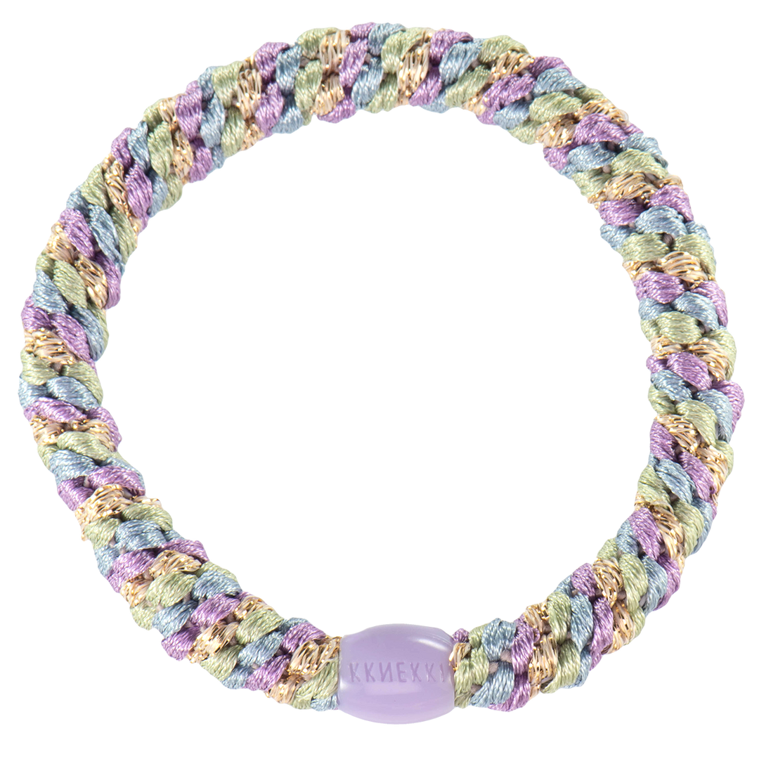 Hair Ties Mix Lavender Seablue - المرن