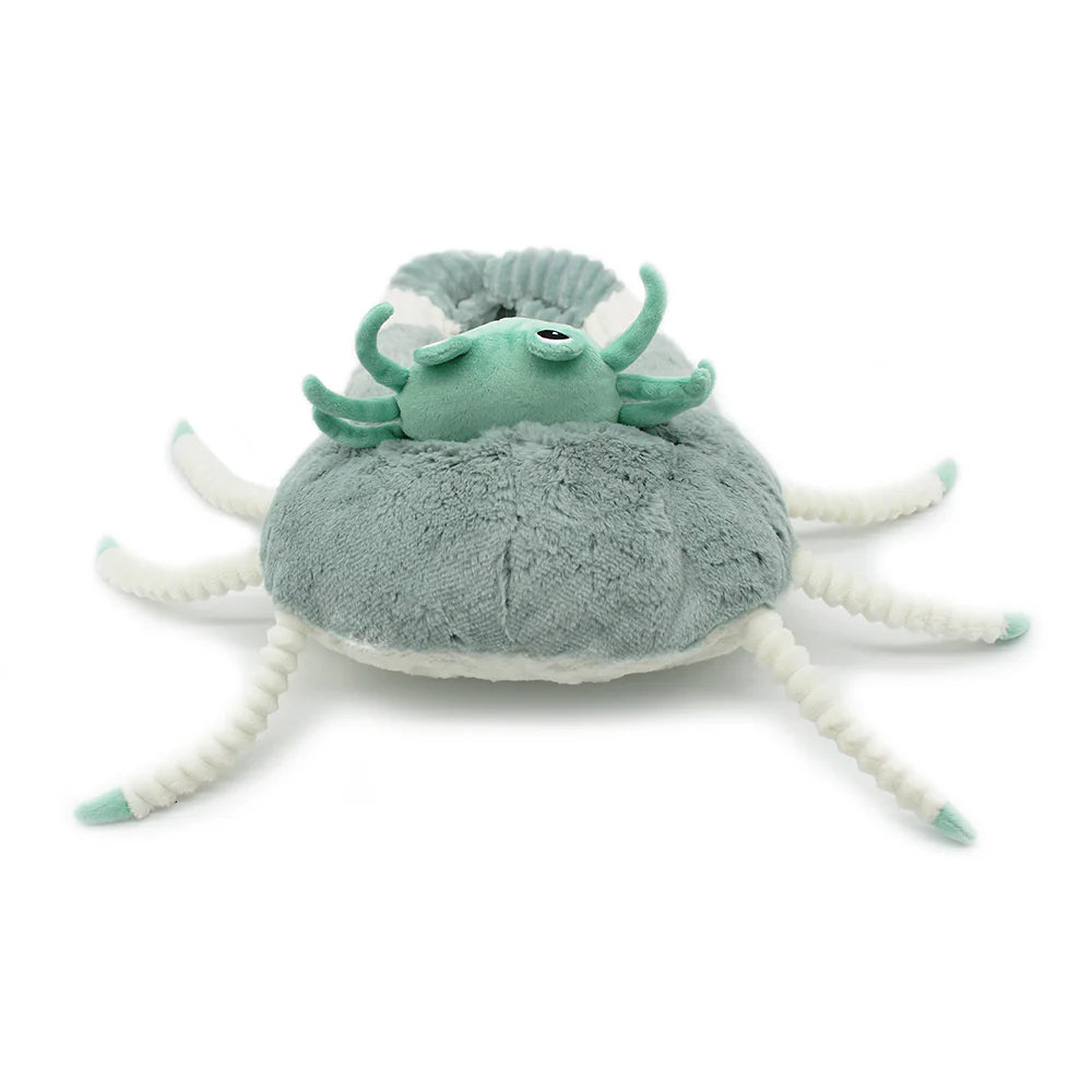 Cassecou The Crab Duo Mint - لعب الاطفال الطرية