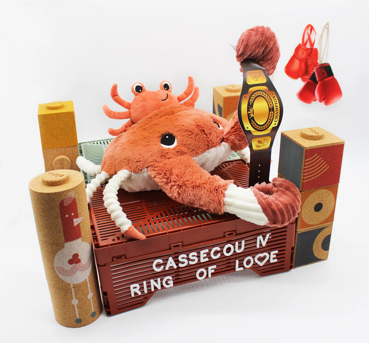 Cassecou The Crab Duo Terracotta - لعب الاطفال الطرية