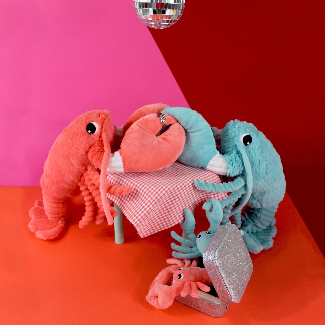 Iloveyou The Lobster Duo Terracotta - لعب الاطفال الطرية
