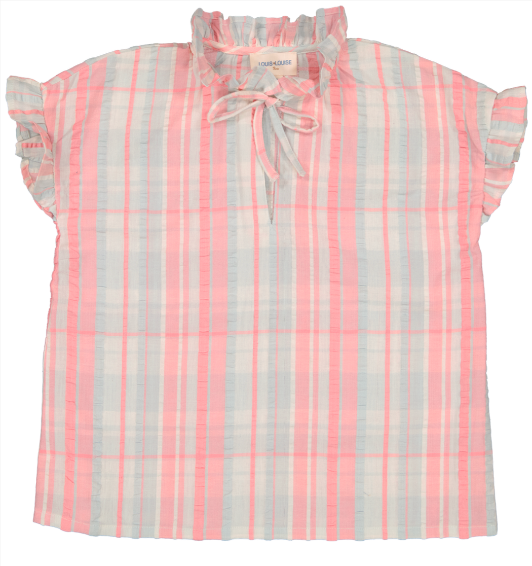 Blouse Girl Marcia Bubble Pink - قصيرة