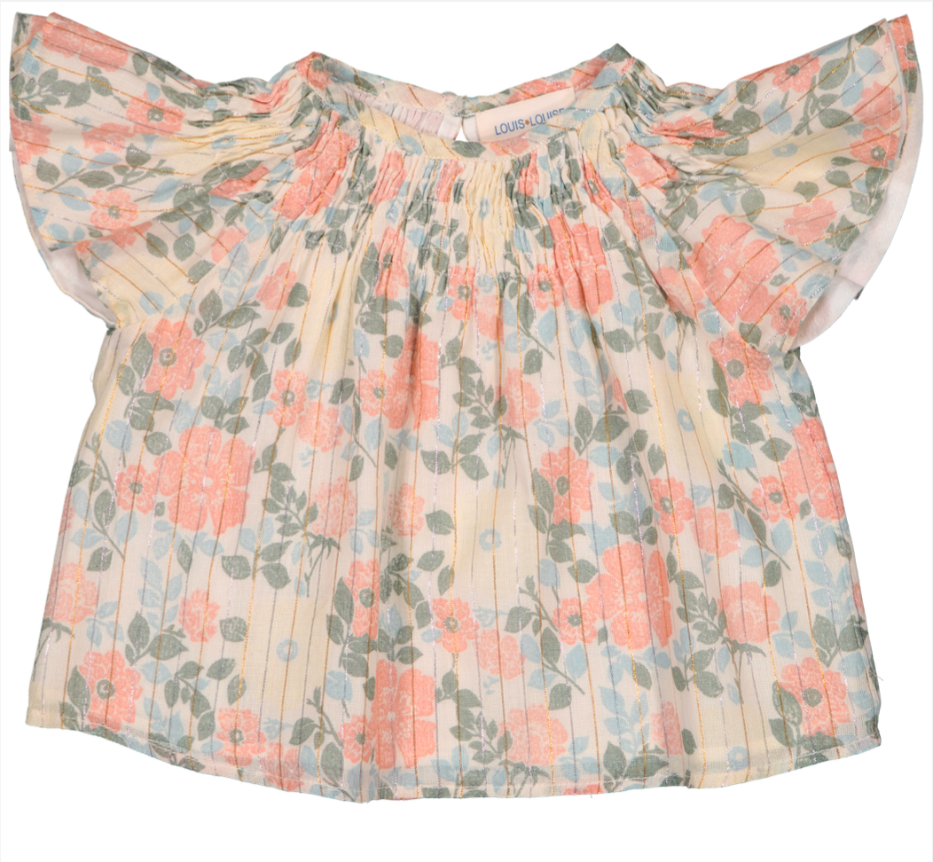 Blouse Baby Girl Soleil Pink - قميص