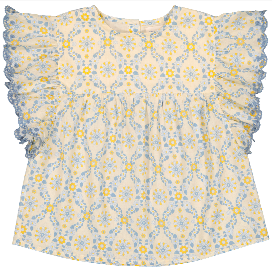 Blouse Girl Jasmin Yellow - قصيرة