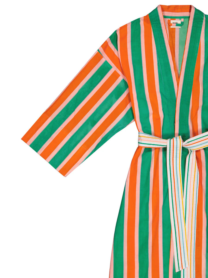 Women Long Kimono Manon Stripe - ملابس سباحة