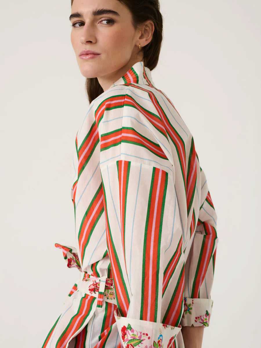 Women Long Kimono Suzi Stripe - ملابس سباحة