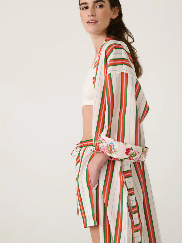 Women Long Kimono Suzi Stripe - ملابس سباحة