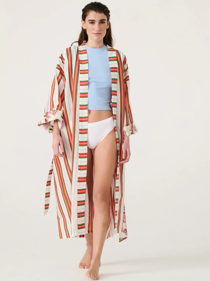 Women Long Kimono Suzi Stripe - ملابس سباحة