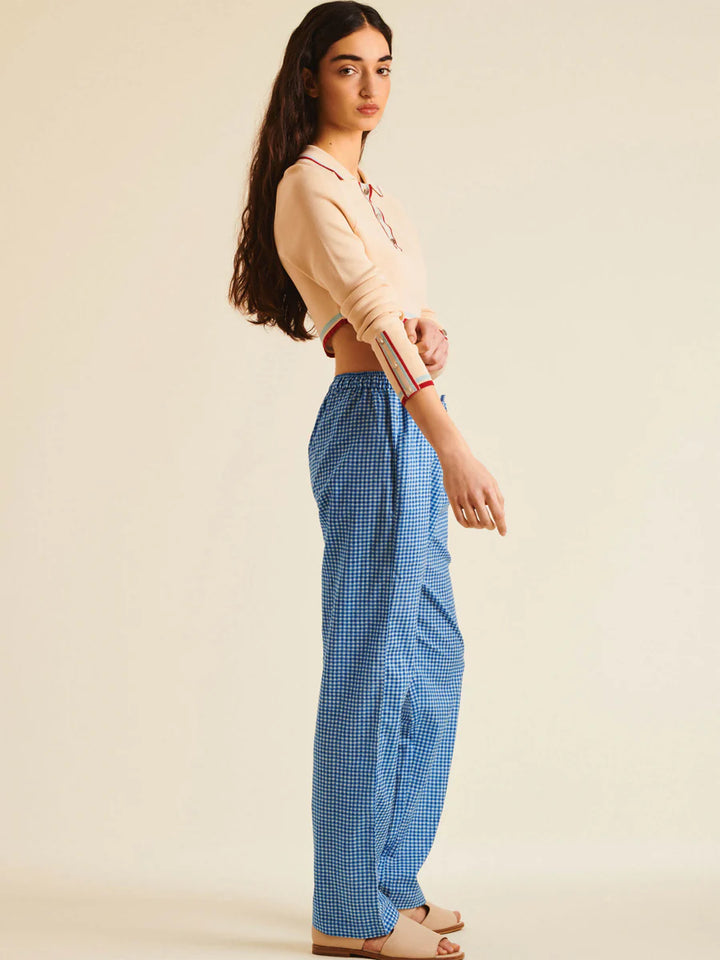 Women Trousers Bobby Check - ملابس سباحة