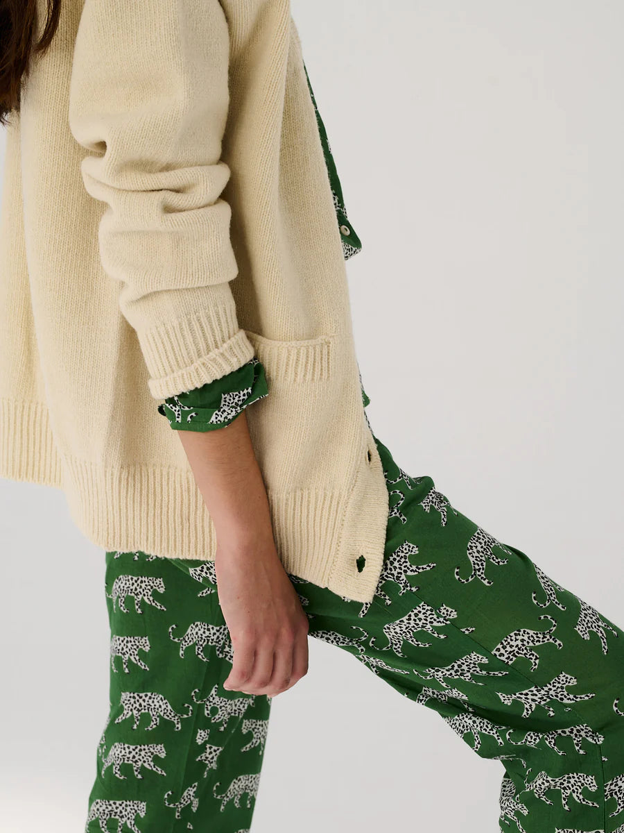 Women Trousers Green Leo - ملابس سباحة