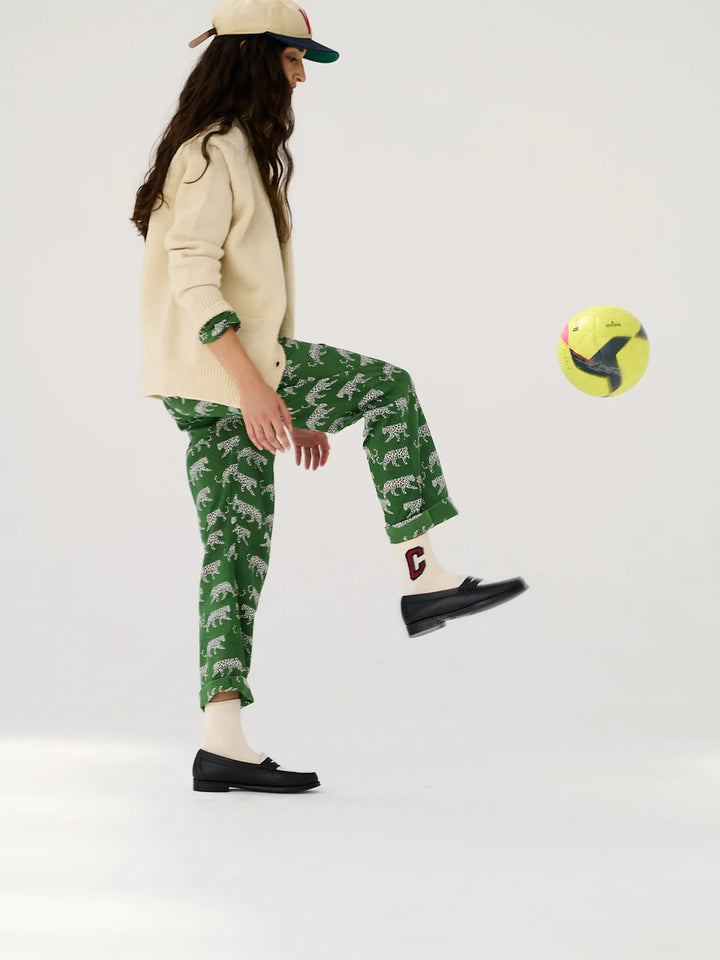 Women Trousers Green Leo - ملابس سباحة