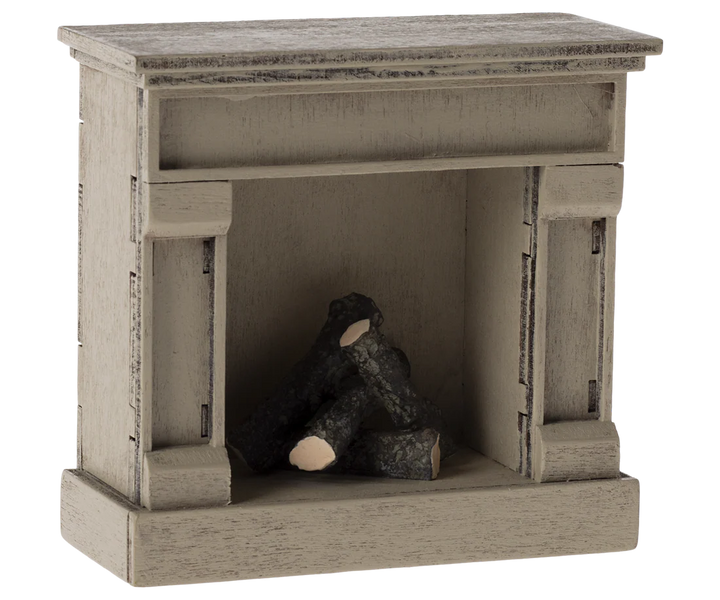 Fireplace, Mouse - Off White -ألعاب الأطفال