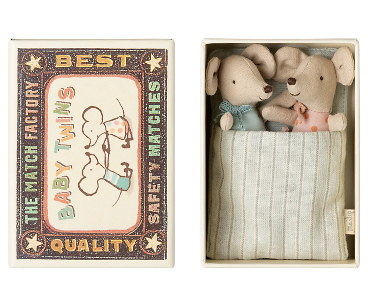 Twins, Baby Mice in Matchbox - ألعاب الأطفال