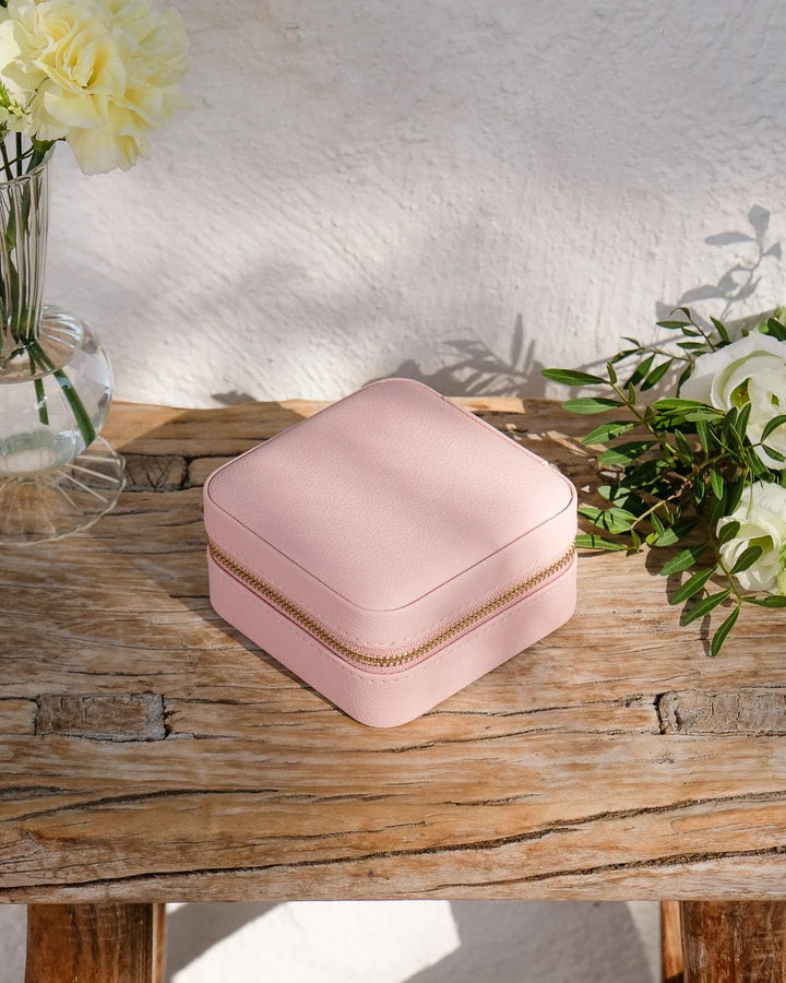 Jewelry Travel Box Corinne - Pink - علبة مجوهرات