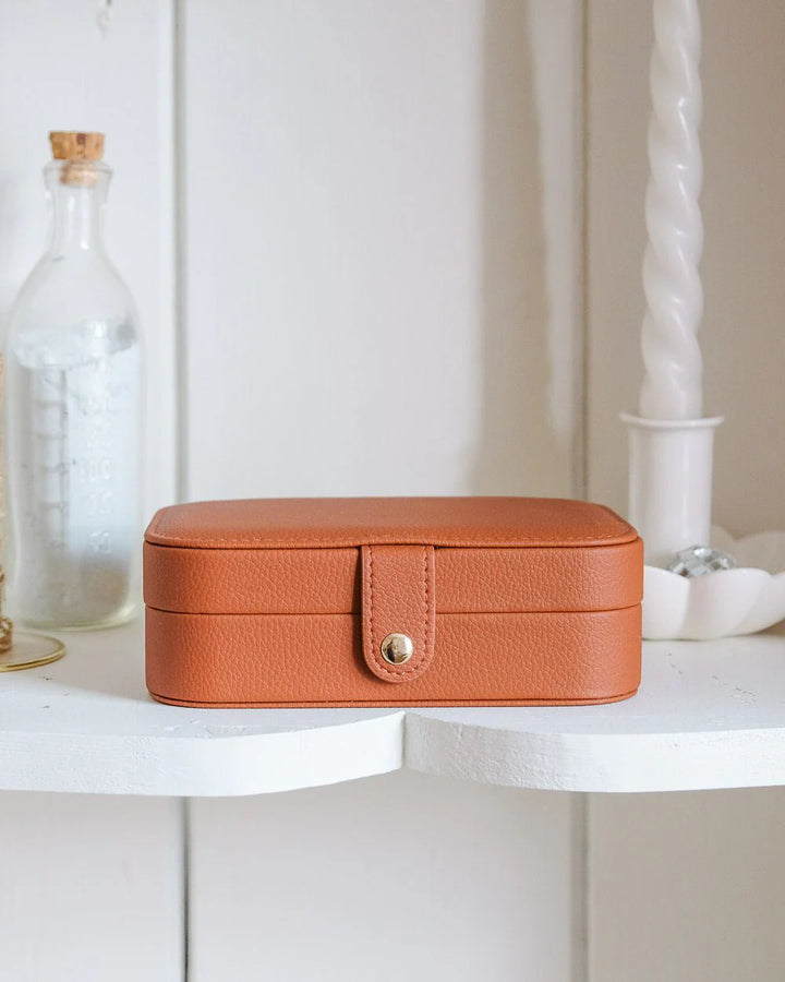 Jewelry Travel Box Brigitte - Camel - علبة مجوهرات