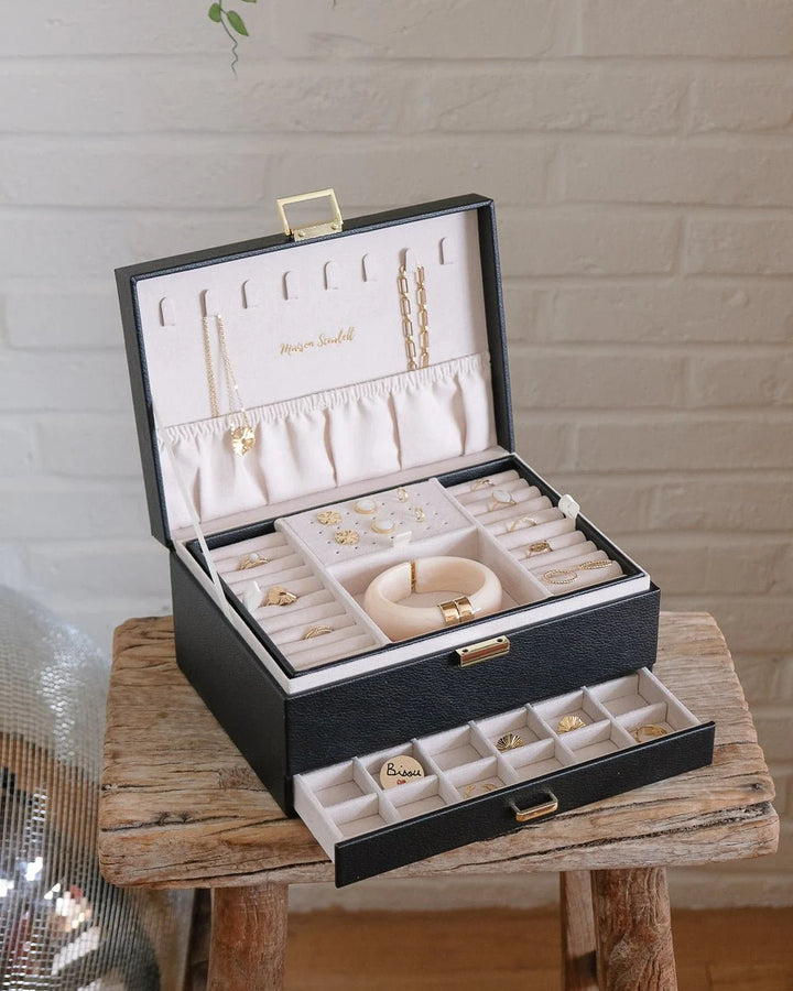 Jewelry Box Denise - Black - علبة مجوهرات