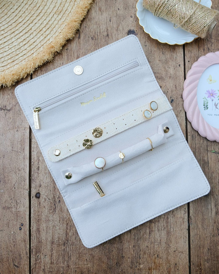 Jewelry Pouch Catherine - Ecru -  علبة مجوهرات