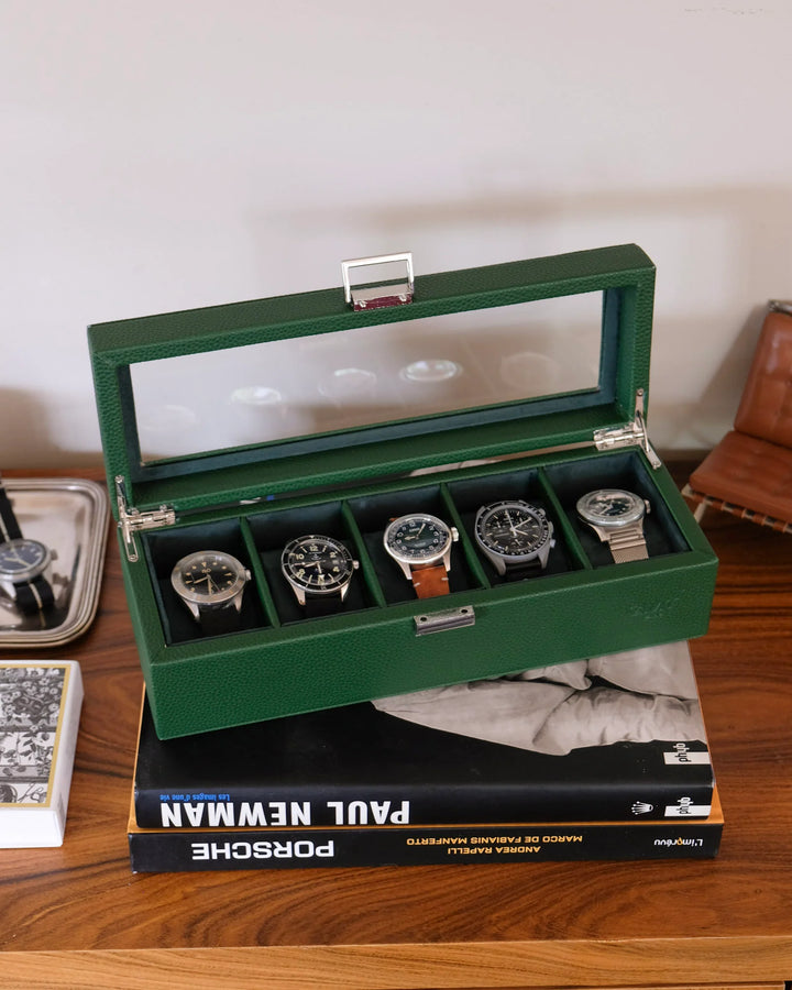 Watch Box Jean - Green - علبة مجوهرات