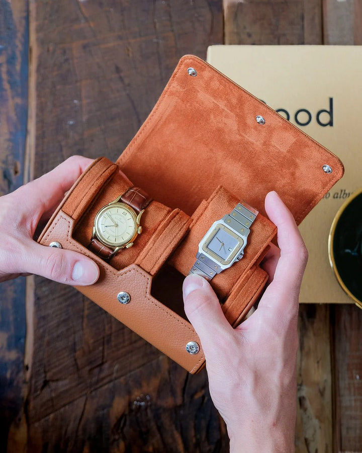 Watch Travel Box James - Camel - علبة مجوهرات