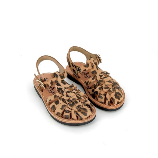 Kids Sandal Sunshine Leopard - أحذية