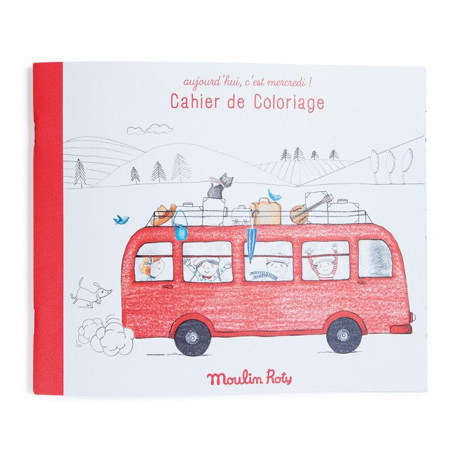 Aujourd'hui C'est Mercredi - Colouring Book - ألعاب الأطفال