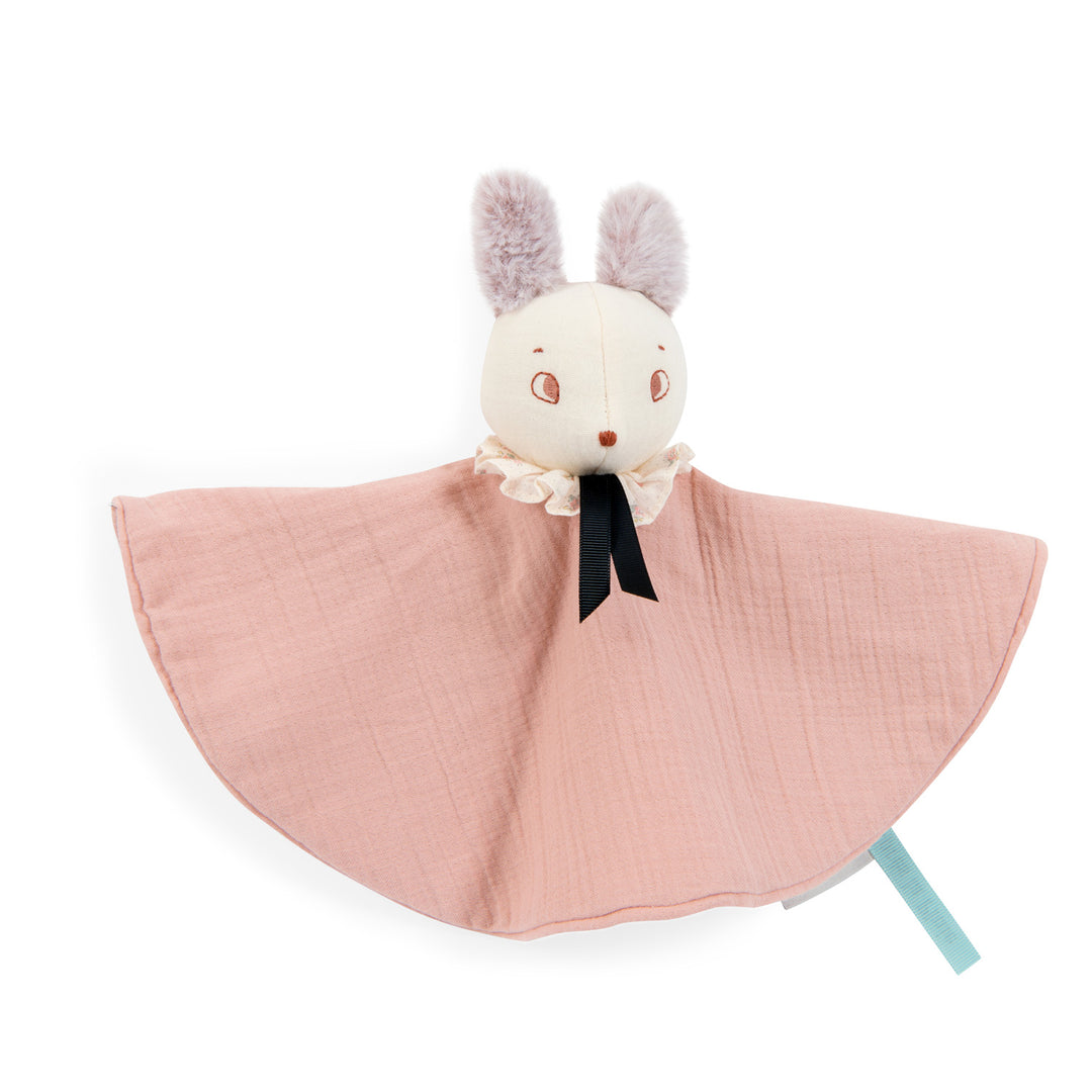 Brume The Mouse Pink Muslin Comforter - لعب الاطفال الطرية