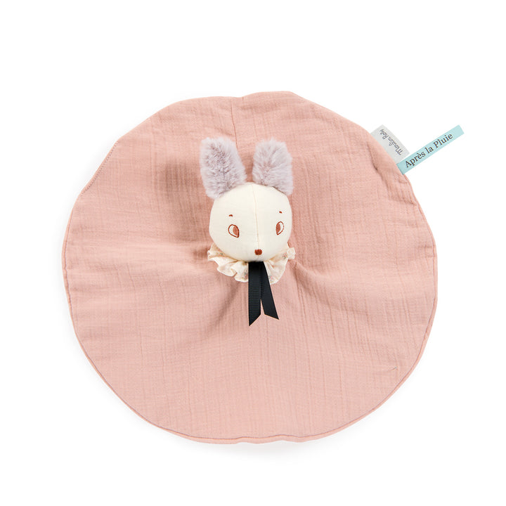 Apres La Pluie - Brume The Mouse Pink Muslin Comforter - لعب الاطفال الطرية