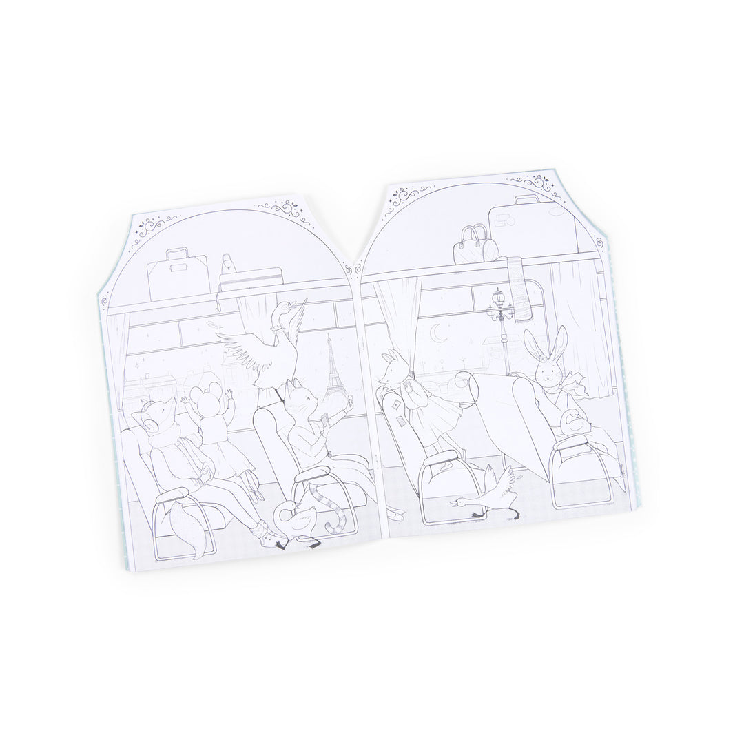 La Petite Ecole de Danse - Colouring Book + 170 stickers - ألعاب الأطفال