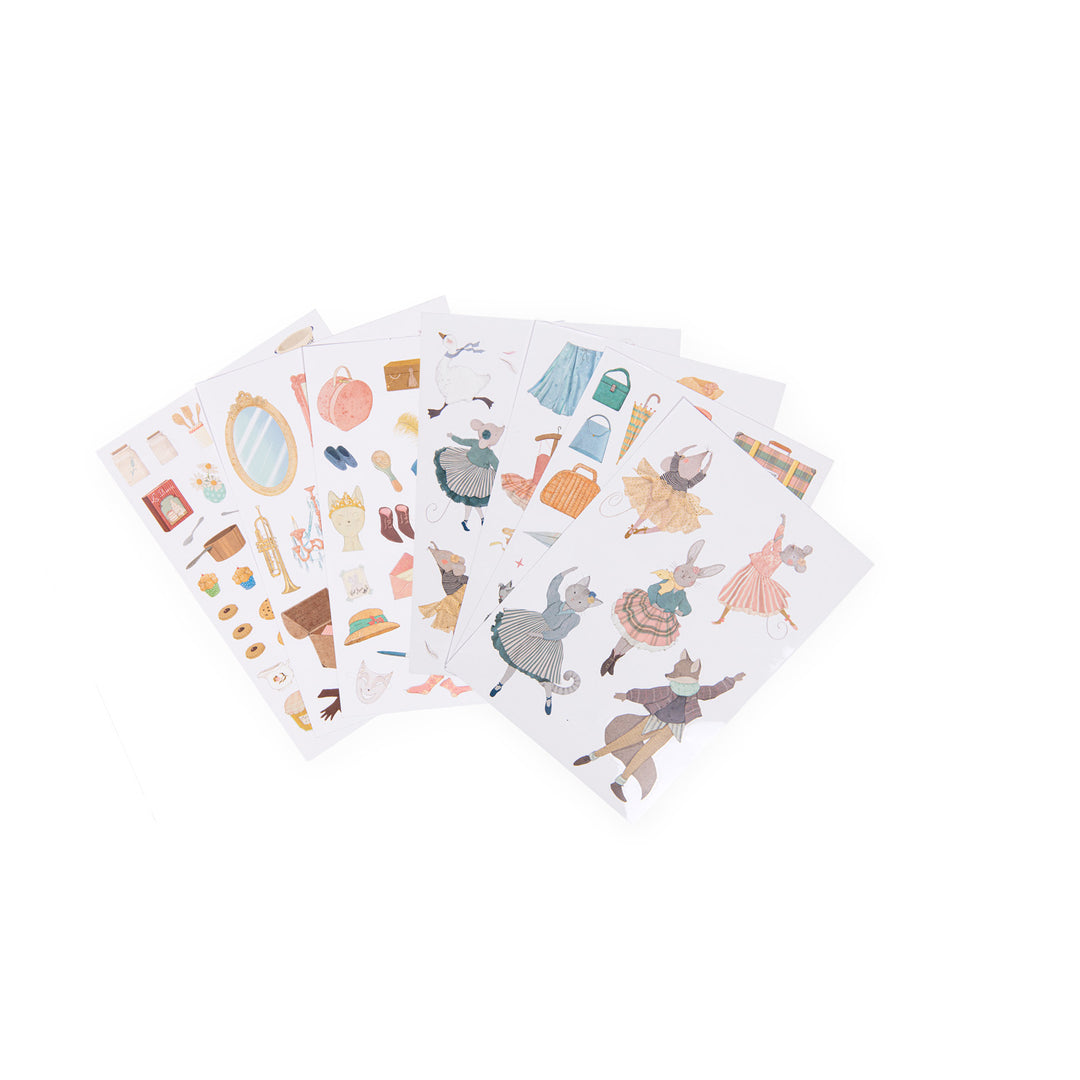 La Petite Ecole de Danse - Colouring Book + 170 stickers - ألعاب الأطفال