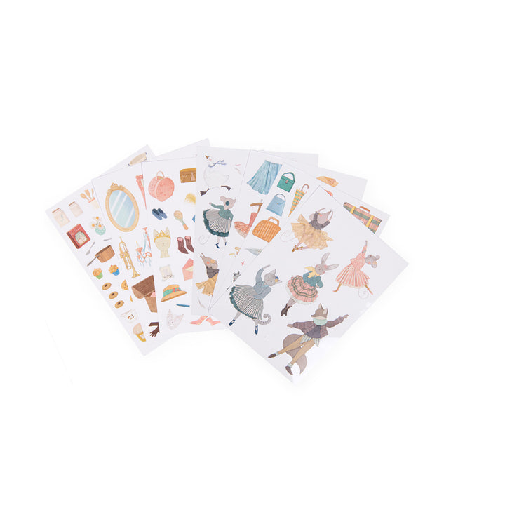La Petite Ecole de Danse - Colouring Book + 170 stickers - ألعاب الأطفال