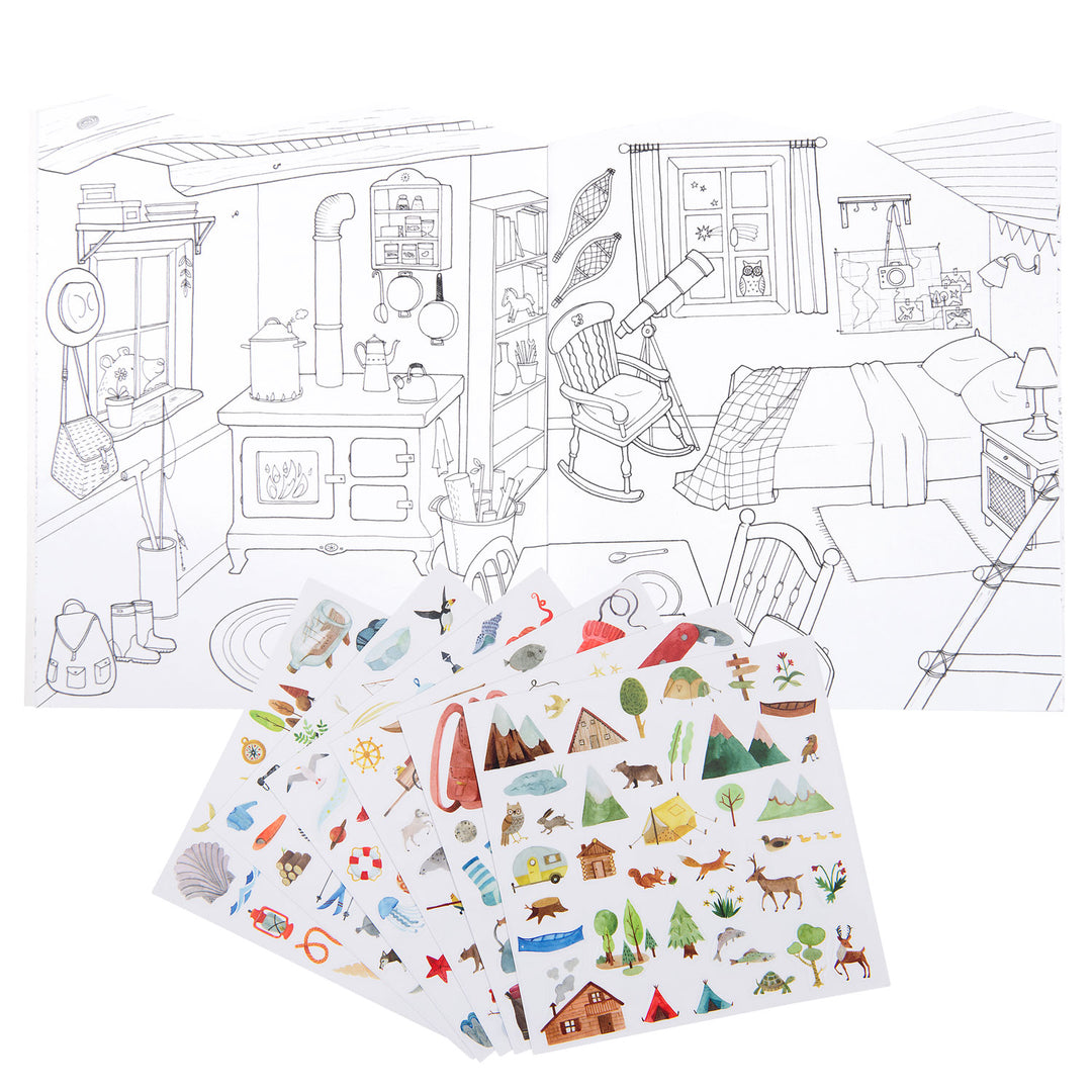 Le Jardin du Moulin - Explorer Sticker Book - ألعاب الأطفال