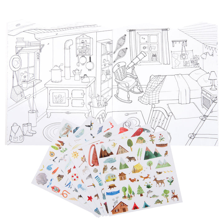 Le Jardin du Moulin - Explorer Sticker Book - ألعاب الأطفال