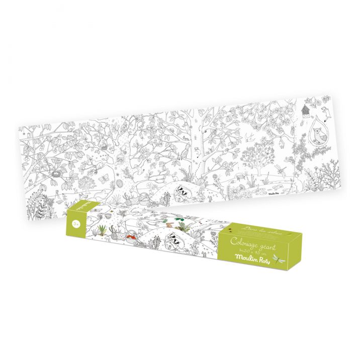 Le Jardin du Moulin - Giant Colouring Poster Botanist - ألعاب الأطفال