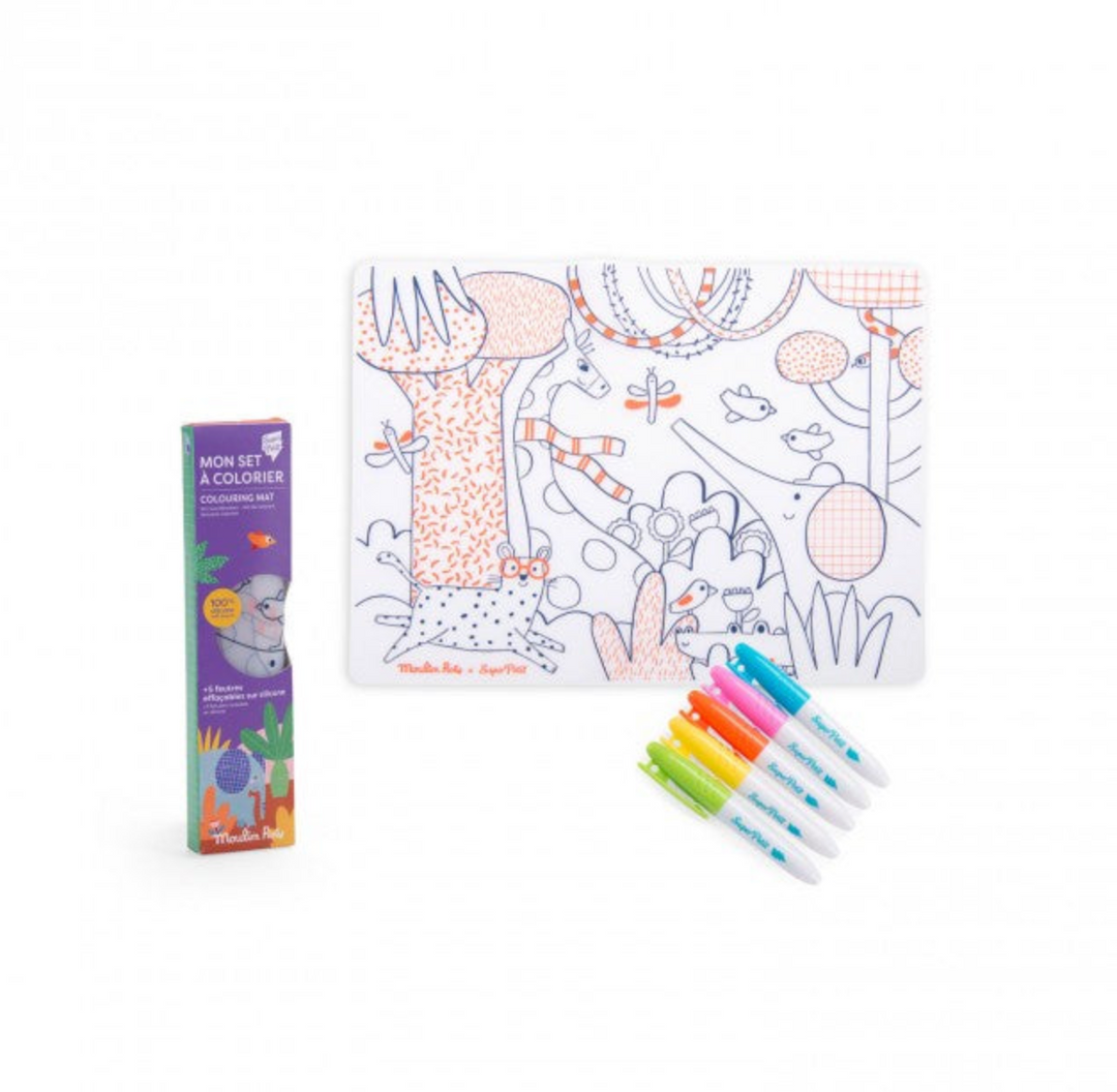 Les Popipop - Silicone Colouring Set - ألعاب الأطفال