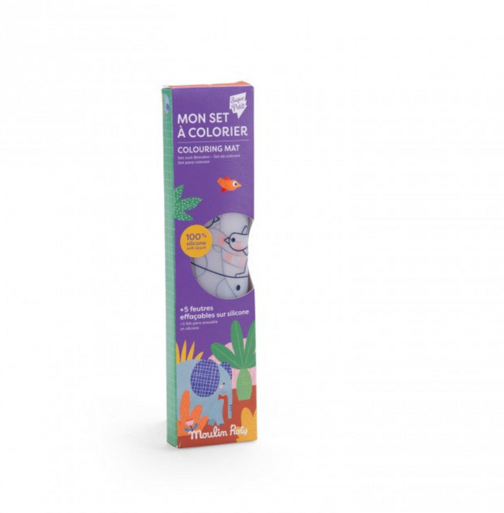 Les Popipop - Silicone Colouring Set - ألعاب الأطفال