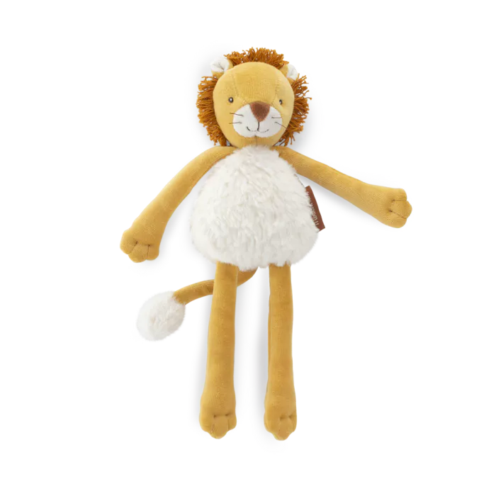 Lion activity comforter plush toy by Moulin Roty for babies