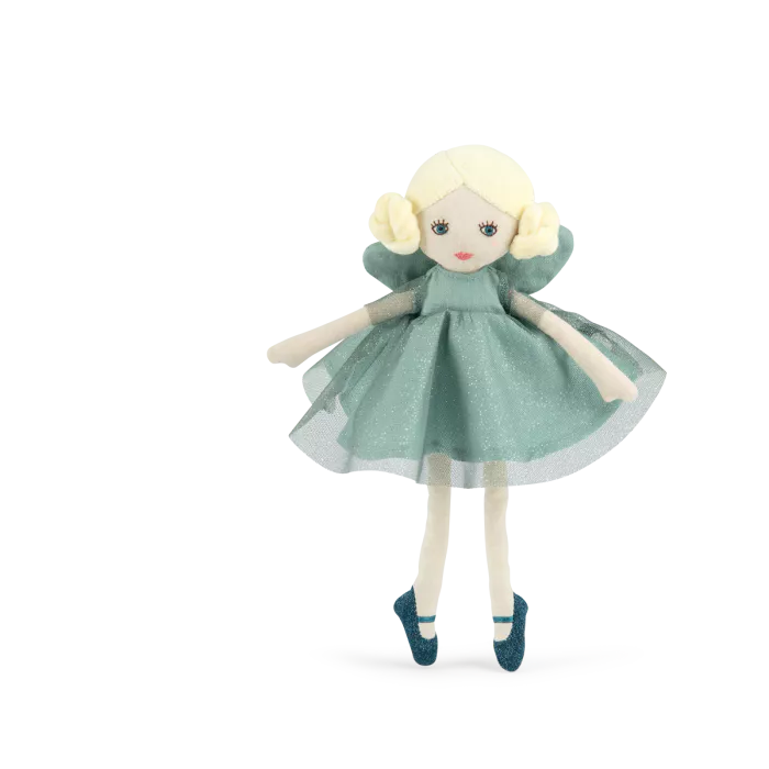 Little green fairy doll with wings by Moulin Roty